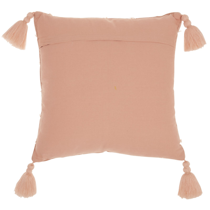 Housse de coussin carrée/insert, Corail