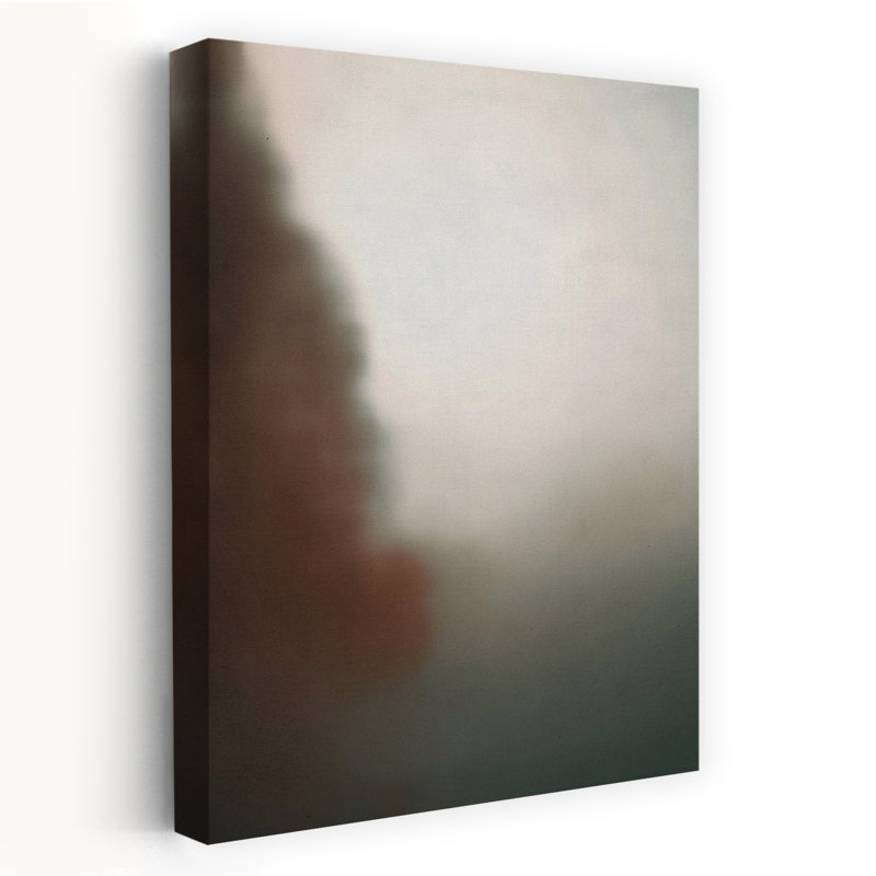 Art contemporain contemporain, paysage paisible, H 12 po x l 8 po