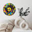 Horloge murale en vinyle