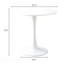 Table de salle à manger ronde ronde ovale moderne de 31,5 po Meuble de salle à manger