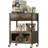 Coffee station, small microwave stand with drawer, movable farmhouse coffee station with table on wheels-709633894