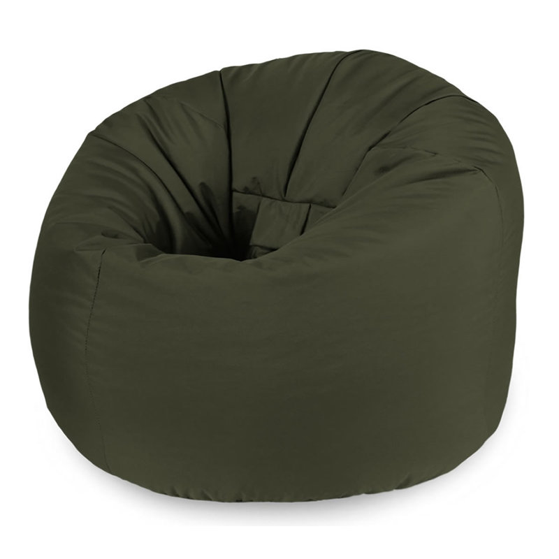 Attenborough Outdoor Friendly Bean Bag, 80cm H x 70cm W x 70cm D, Olive