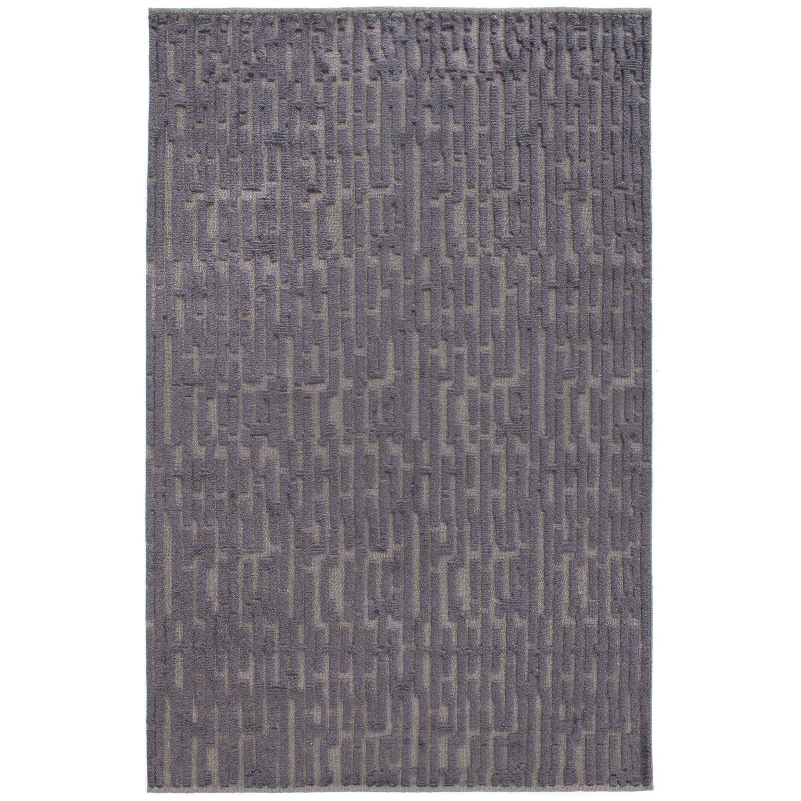 Gates Hand-Knotted Geometric Wool Rug, Metal, Rectangle 8' x 10'
