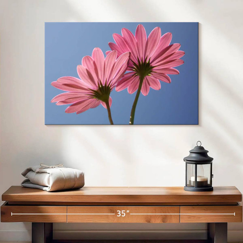 Fleurs du ciel bleu Harnek, H 16 po x l 24 po