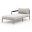 Sherwood Outdoor Teak Chaise Lounge-1465207485-1465207458