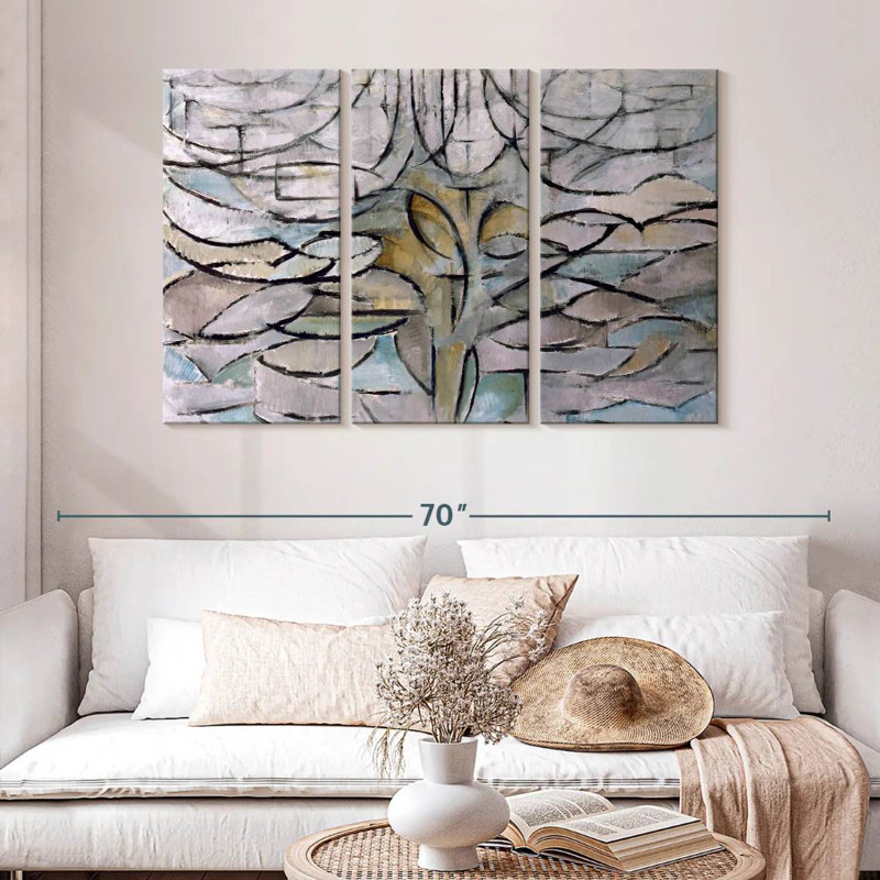 Avery The Flowering Apple Tree, 32" H x 50" W