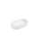 Bothwa Home 4.72"H Ceramic Textured Oval Vessel Vanity Sink, Stain Resistant, Scratch Resistant, Leak Resistant, Art Basin