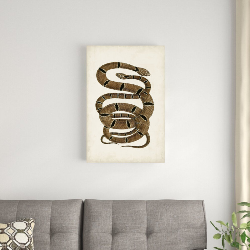 Serpents antiques III, H 30 po x l 20 po