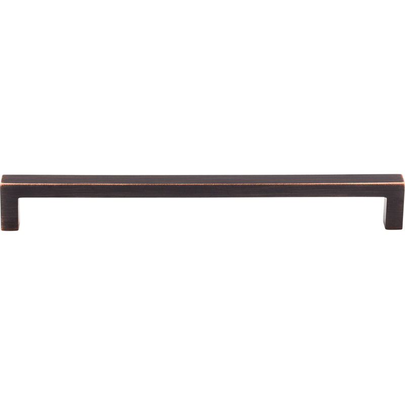 Square Bar pull, Tuscan Bronze, 12" Center to Center