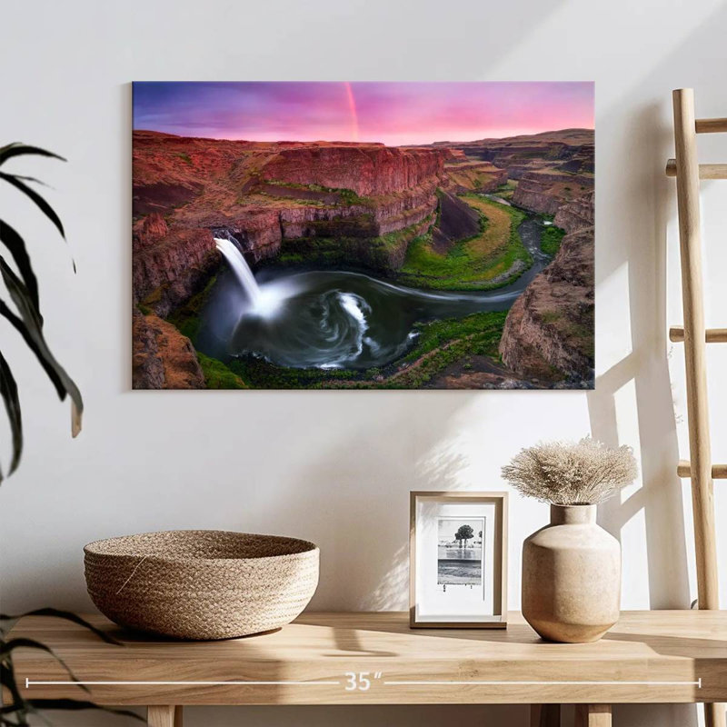 Alvord surplombant la cascade de Palouse, H 16 po x l 24 po
