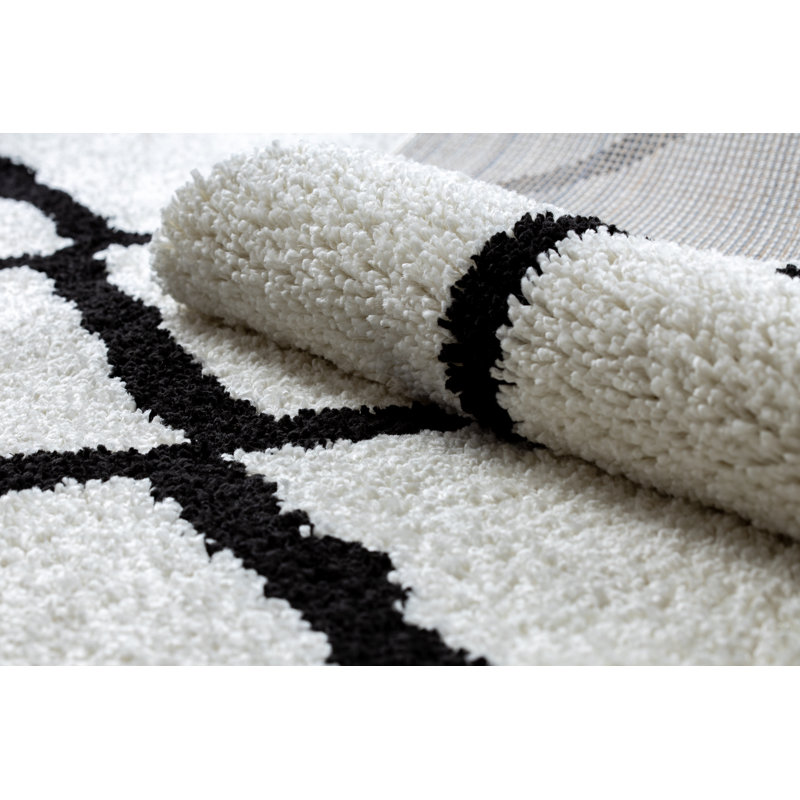 Berber Geometric Area Rug, Rectangle 120 x 170cm