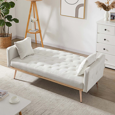 Tavianna 64.9'' Velvet Sleeper Sofa