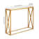 Arlo Unfinished Glass Top Console Table
