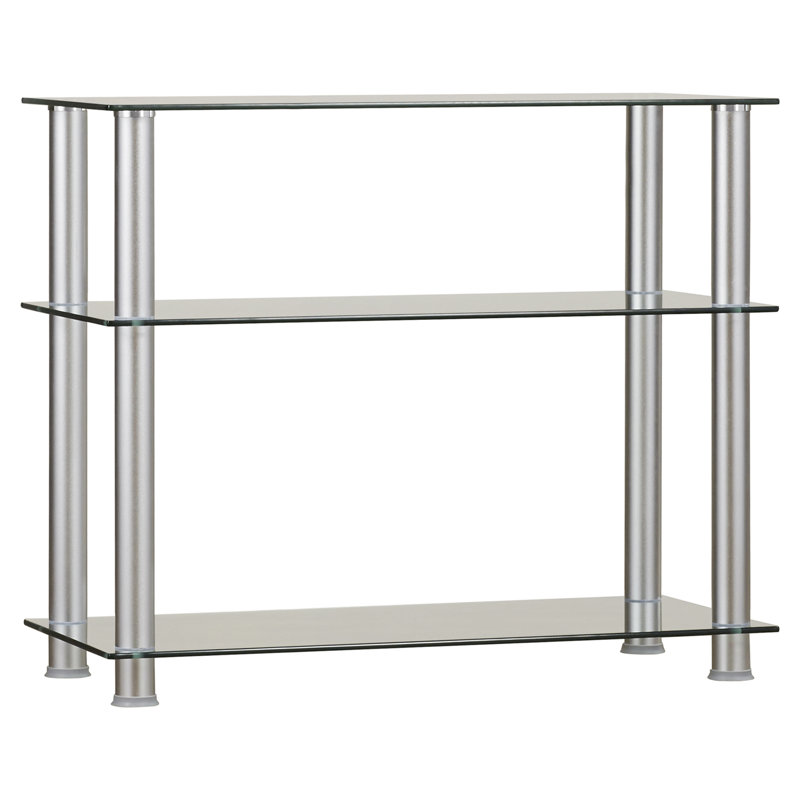 Unfinished TV Stand for TVs up to 40", Silver