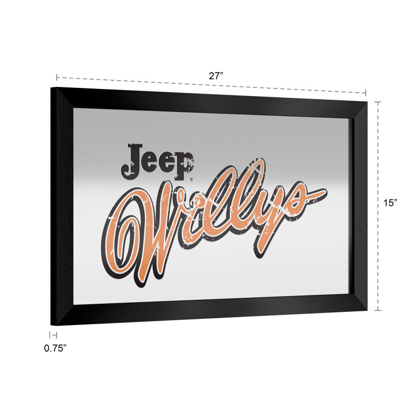 Wood Rectangle Wall Mirror