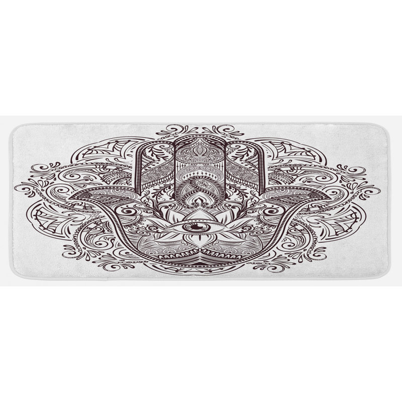 Eclectic Synthetic Kitchen Mat