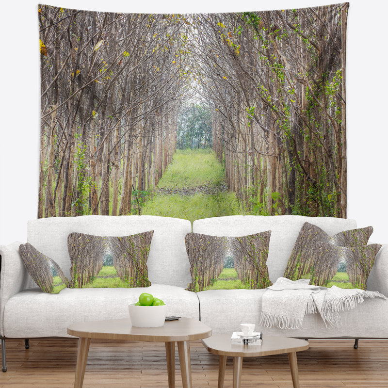 Tapisserie à arbre de chute en polyester avec accessoires suspendus inclus, H 32 po x l 39 po