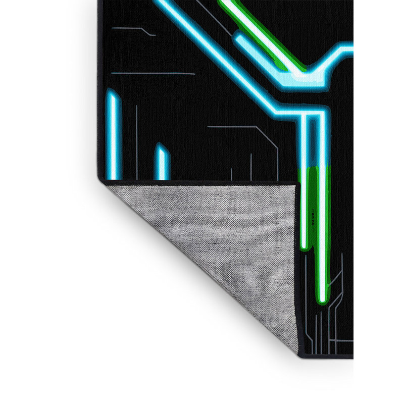 Technotronic Spark Rug, Square 4'