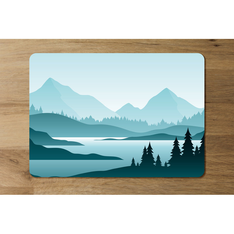 Dugazon Wood No Pattern Rectangle Placemat