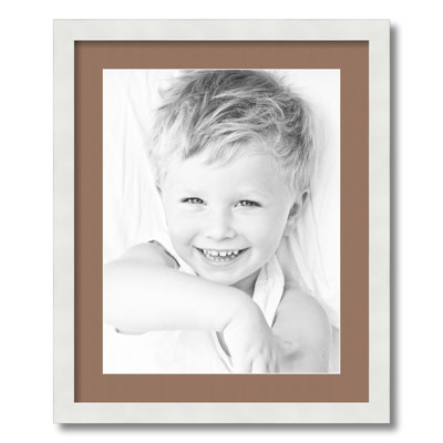 Wood Matte Picture Frame with Mat