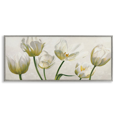 «Soft Soft Blooming Tulip Petals Floral» par Eva Barberini - reproduction d'art