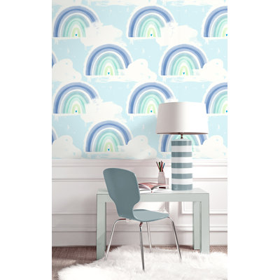 Ivy Bronx Designs Sand Dune Distressed Faux Tile Unpasted Wallpaper