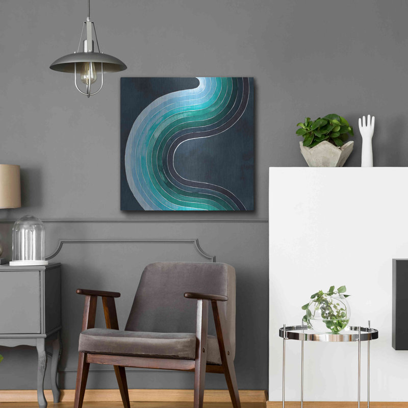«Mid Century Current I» par Grace Popp, H 24 po x l 24 po