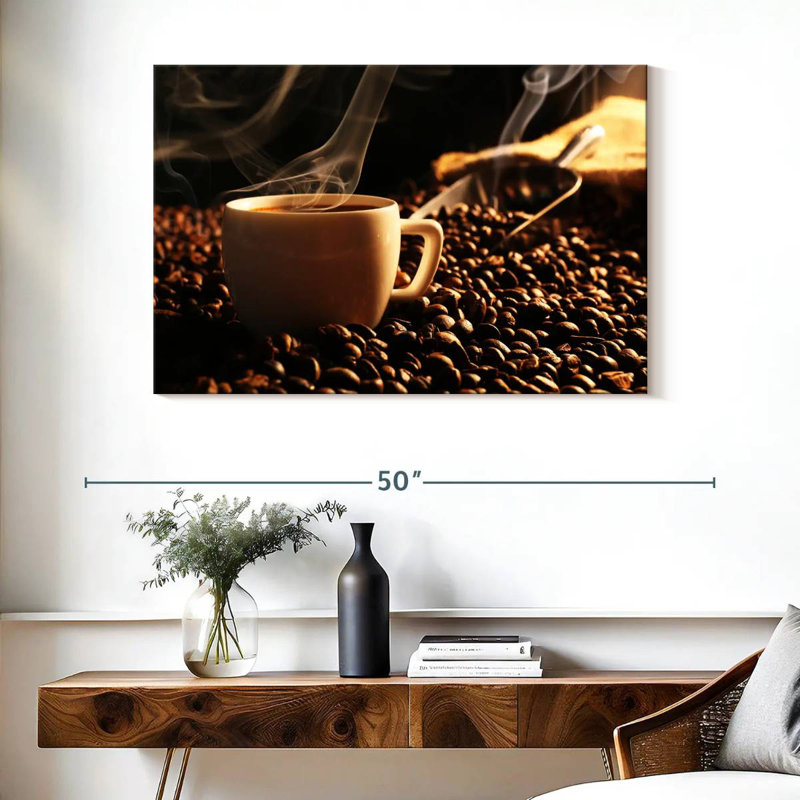 Yarlin Hot Coffee Cup, 26" H x 39" W