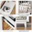 Table de chevet miroir 2 tiroirs Yolanta-828045020