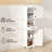 Tall Bathroom Floor Storage Cabinet,Narrow Slim Freestanding Cabinet With 1 Drawer And 2 Doors Storage Cabinet With 5 Adjustable Height Shelf, 15 X 12 X 67inches, White