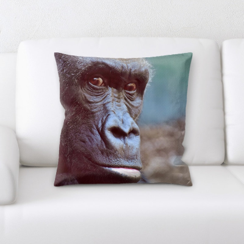Housse et insert de coussin carré Gorilla