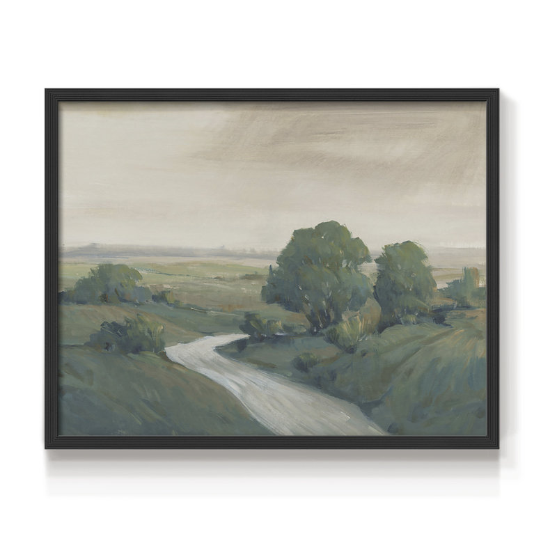 «Run Creek II» - Impression encadrée - Restickable, H 8 po x l 10 po, Noir, noir, noir, noir