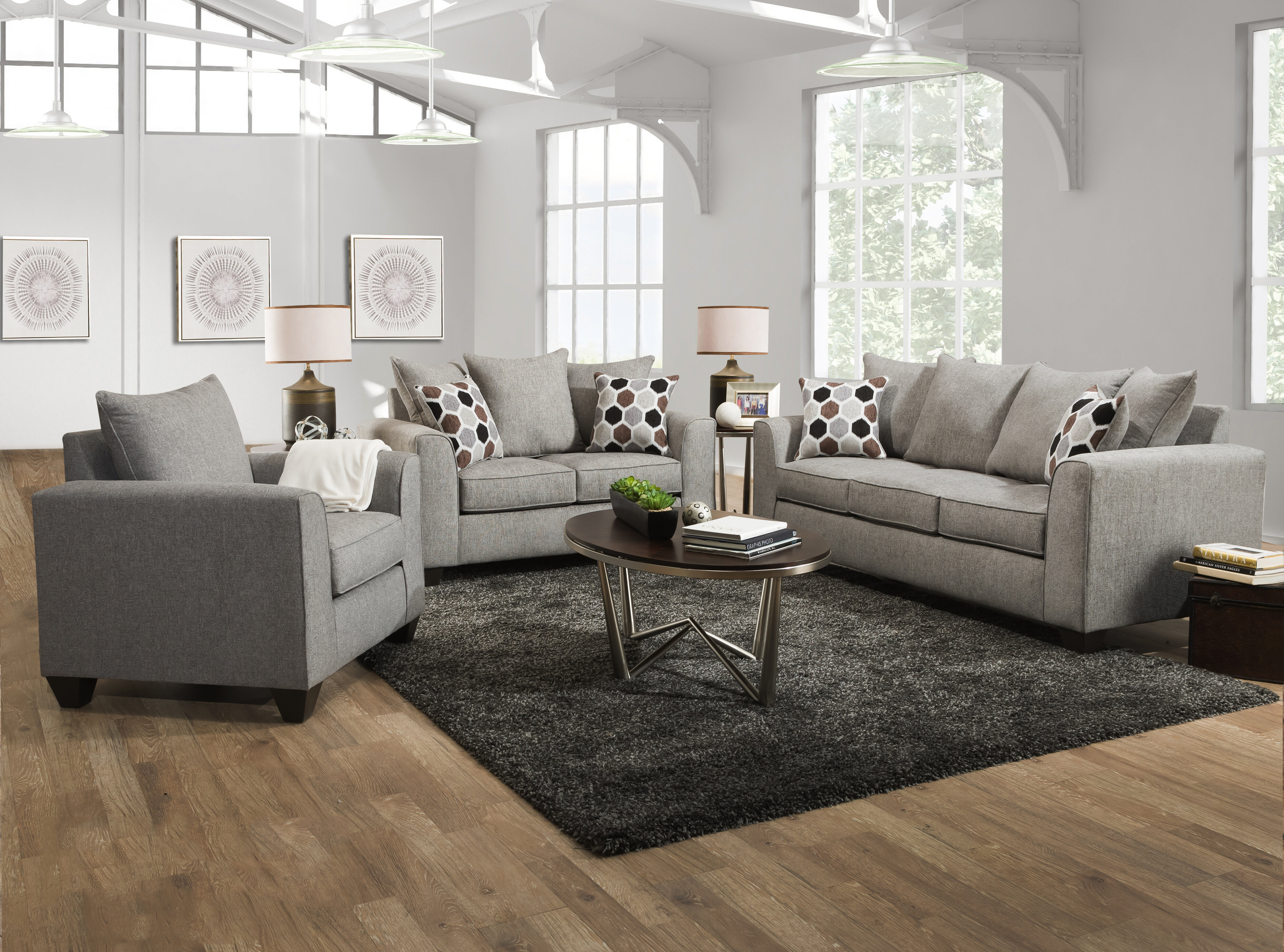 Latitude Run® Ferihan 88.67 Chenille Square Arm Sofa with Reversible  Cushions & Reviews