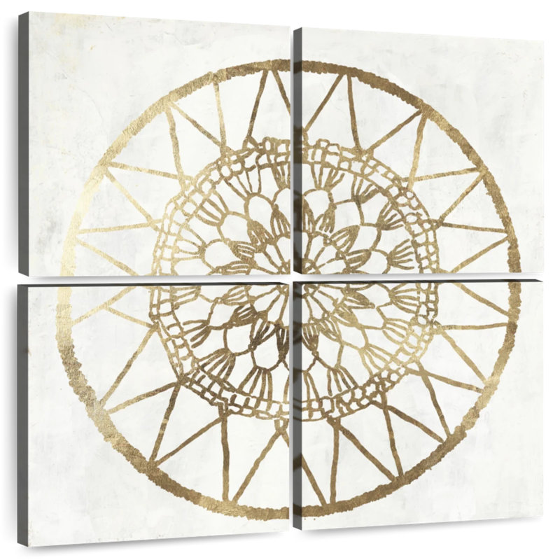 Avery Gilded Star II, 74'' H x 74'' W