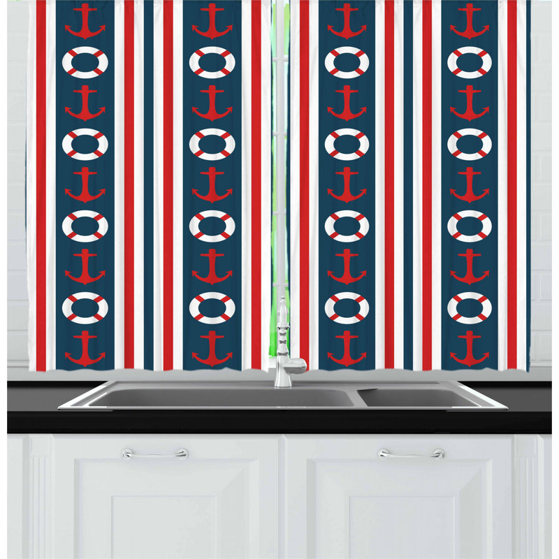 Pointed Kitchen Curtain