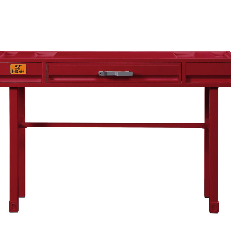 Bureau de coiffeuse Cargo, Rouge