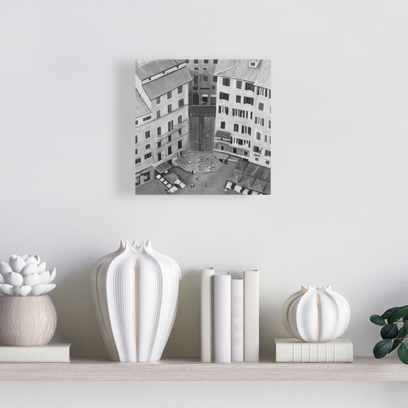 Toile monochrome Siena City