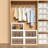 4 Layers 160Qt Stackable Storage Box With Wheels For Home Living Room Office Wardrobe Bathroom Kitchen White-2012986390