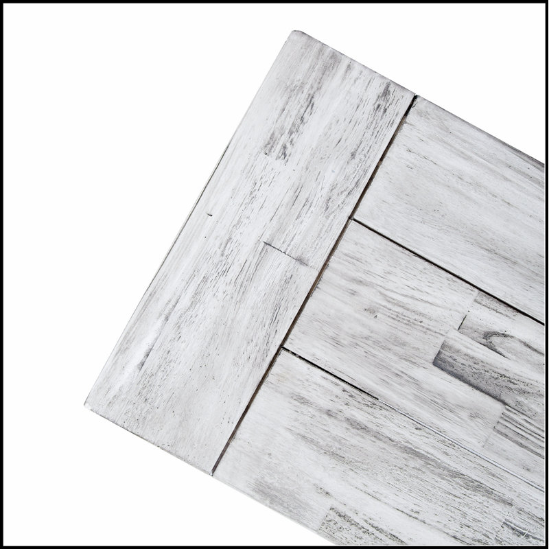 Bancs d'extérieur Carlisle, sablé + noir (ensemble de 2), siège en bois d'acacia durable pour des rassemblements extérieurs élégants et confortables