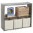 ECR4Kids Streamline 2-Shelf Double-Sided Storage Cabinet, Classroom Storage-32086364-101366158
