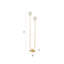 Chessy 153cm Plated Traditional Floor Lamp