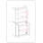 Palace Imports 100% Solid Wood 6-Shelf Bookcase, Shaker Doors, Adjustable Shelves, 32" Wide, 71.5" Tall-1861763747