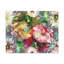 Vintage Art Colourful Watercolor Flower Canvas Wall Art
