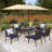 Alyah 6 - Person Patio Dining Set with Rectangular Table , Cushions Included-716810058