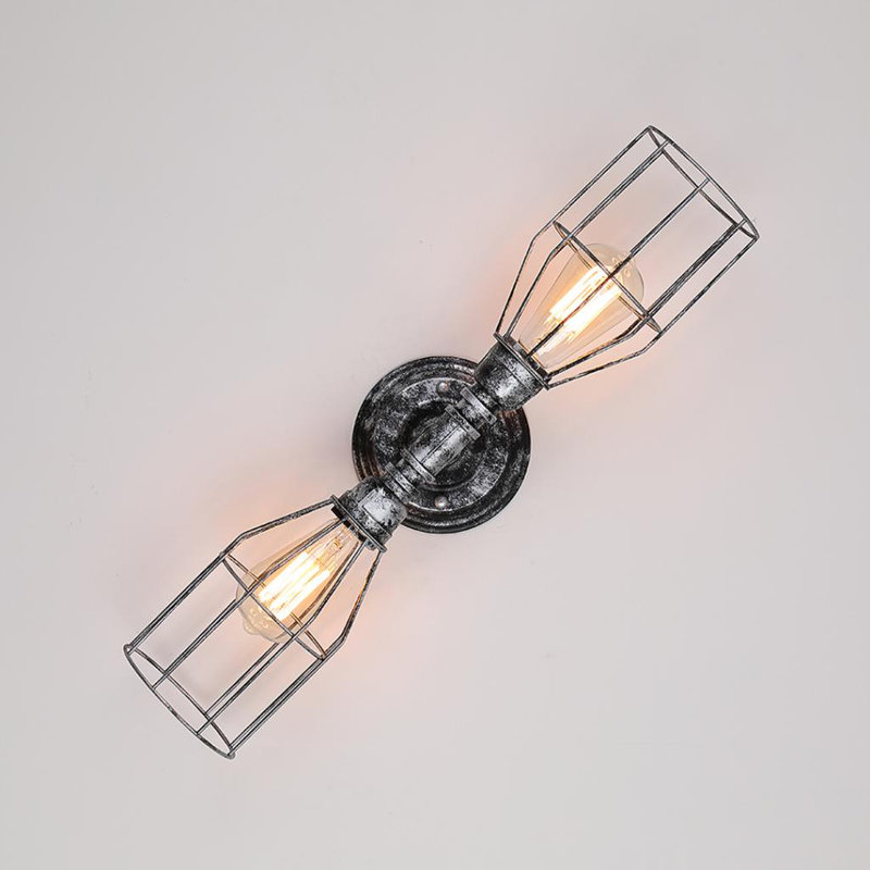 Meuble-lavabo industriel 2 lumières