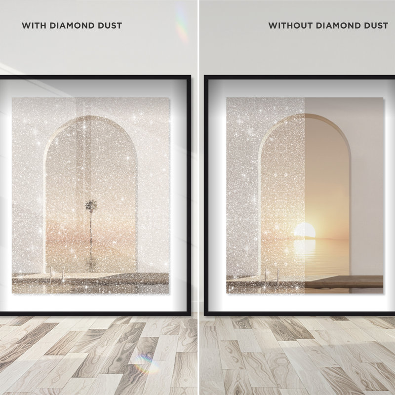 Coastal Window Set Shadowbox Landscape & Nature Print by Oliver Gal, Black Frame, 16 x 20, 25.5"H x 31.5"W, Black Shadowbox