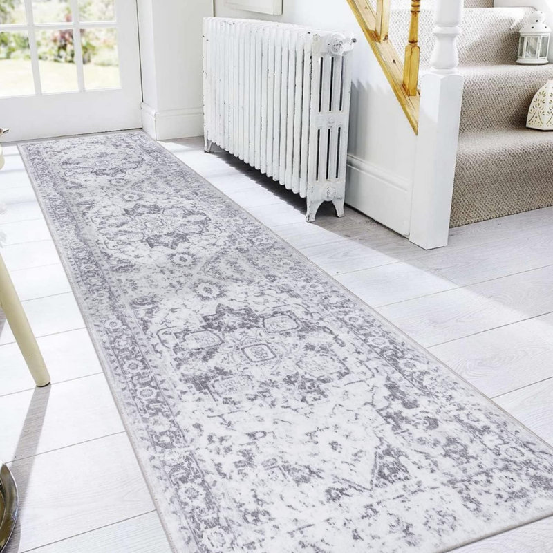 Rectangle 60 cm x 300 cm Vintage Look Area Rug