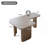 35.43" L-Shape Coffee Table-32391783