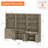 Scarlett Bookcase With Drawers And Cabinets, Tall Book Case With Open Book Shelfs, Large Wood Bookcases Farmhouse Bookshelves For Living Room Bedroom Home Office Kitchen, 72''-296553400