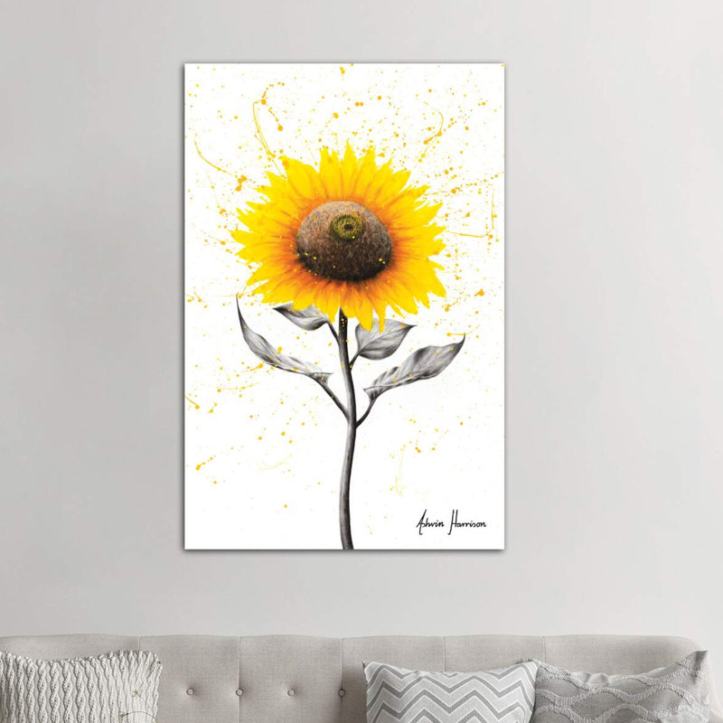 Sunflower Celebration by Ashvin Harrison - Wrapped Canvas Print, 152.5 cm H x 101.5 cm W